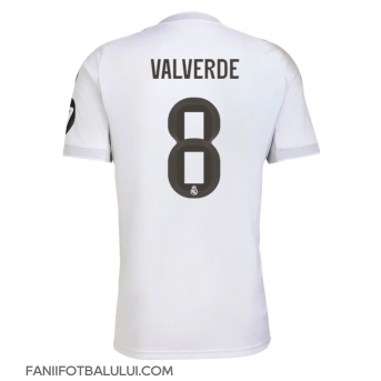 Real Madrid Federico Valverde #8 Tricou Fotbal Replică 2025-26 Barbati Acasa